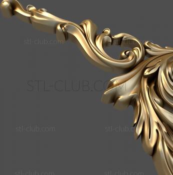 3D model Carved cover plate, 3d model for CNC (STL)